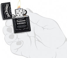 Zippo бензиновая зажигалка Jack Daniels 49281, латунь, фото 4