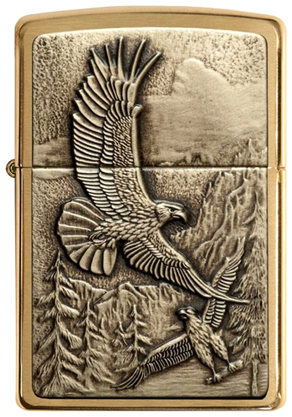 Zippo бензиновая зажигалка 20854, латунь