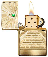 Zippo бензиновая зажигалка 49060, латунь, фото 3