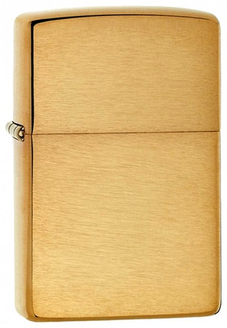 Zippo бензиновая зажигалка 168, латунь, фото 1