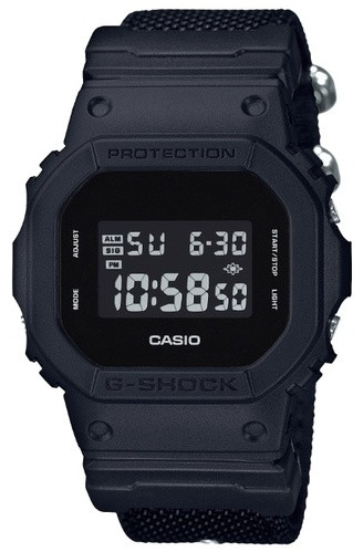 Часы Кварцевые CASIO DW-5600BBN-1ER пластик