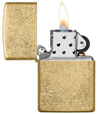 Zippo бензиновая зажигалка 49798, латунь, фото 3