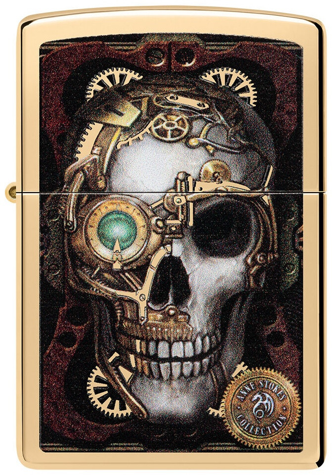 Zippo бензиновая зажигалка CI406569, латунь