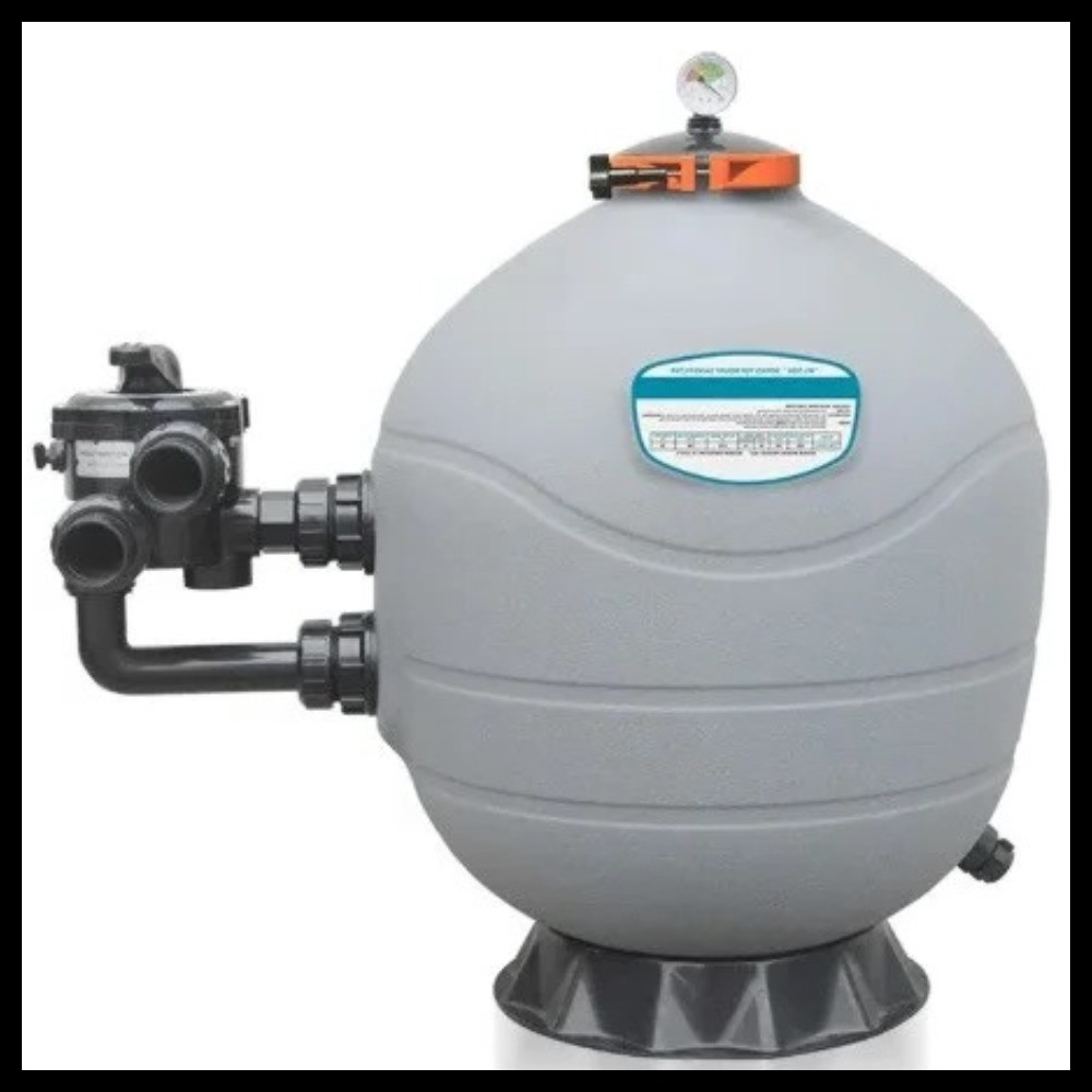 Песочный фильтр для бассейна S-CG24 (боковой клапан, диаметр = 600 мм, производительность = 13,5 м3/ч, загрузка песка = 140 кг), фото 1