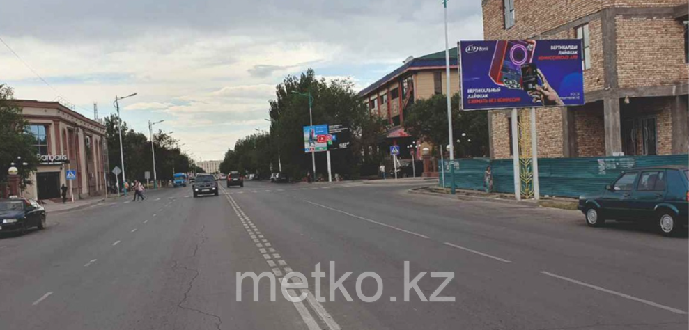 Билборд: Желтоксан – Коркыт Ата, сторона А