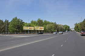 Билборд: ул. Торайгырова - ул. Астана №1