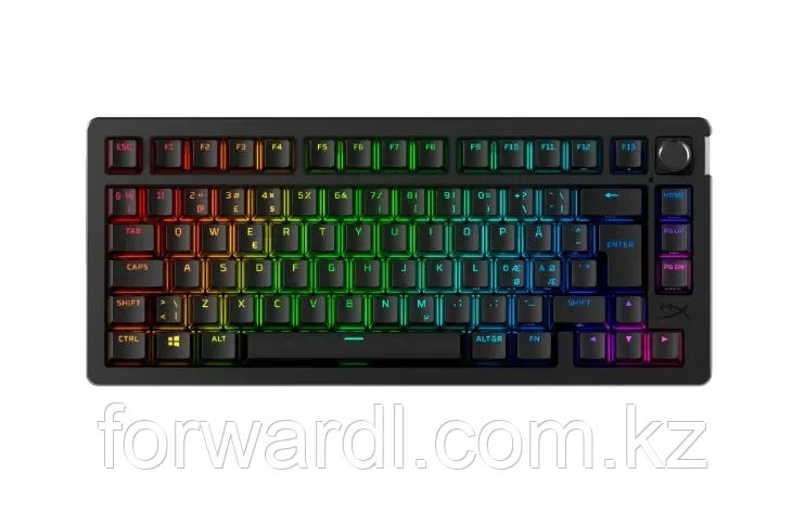 Клавиатура игровая HyperX Alloy Rise 75 Wireless 91Y91AA#ACB черный - фото 1 - id-p123766229