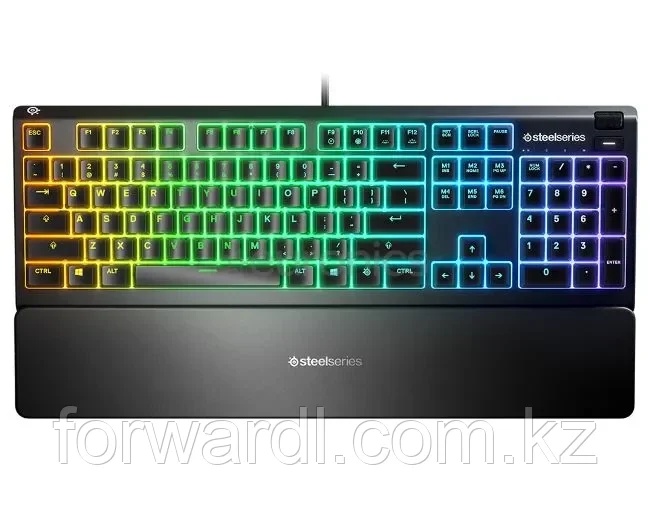 Клавиатура игровая Steelseries Apex 3 RU 64805 черный - фото 1 - id-p123766230