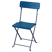 Складной стул СУНДСО , темно-синий, для улицы ИКЕА, IKEA