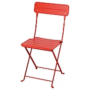 Складной стул СУНДСО , ярко-красный, для улицы ИКЕА, IKEA