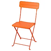 Складной стул СУНДСО, ярко-оранжевый, для улицы ИКЕА, IKEA