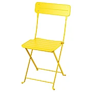 Складной стул СУНДСО, чисто-желтый, для улицы ИКЕА, IKEA