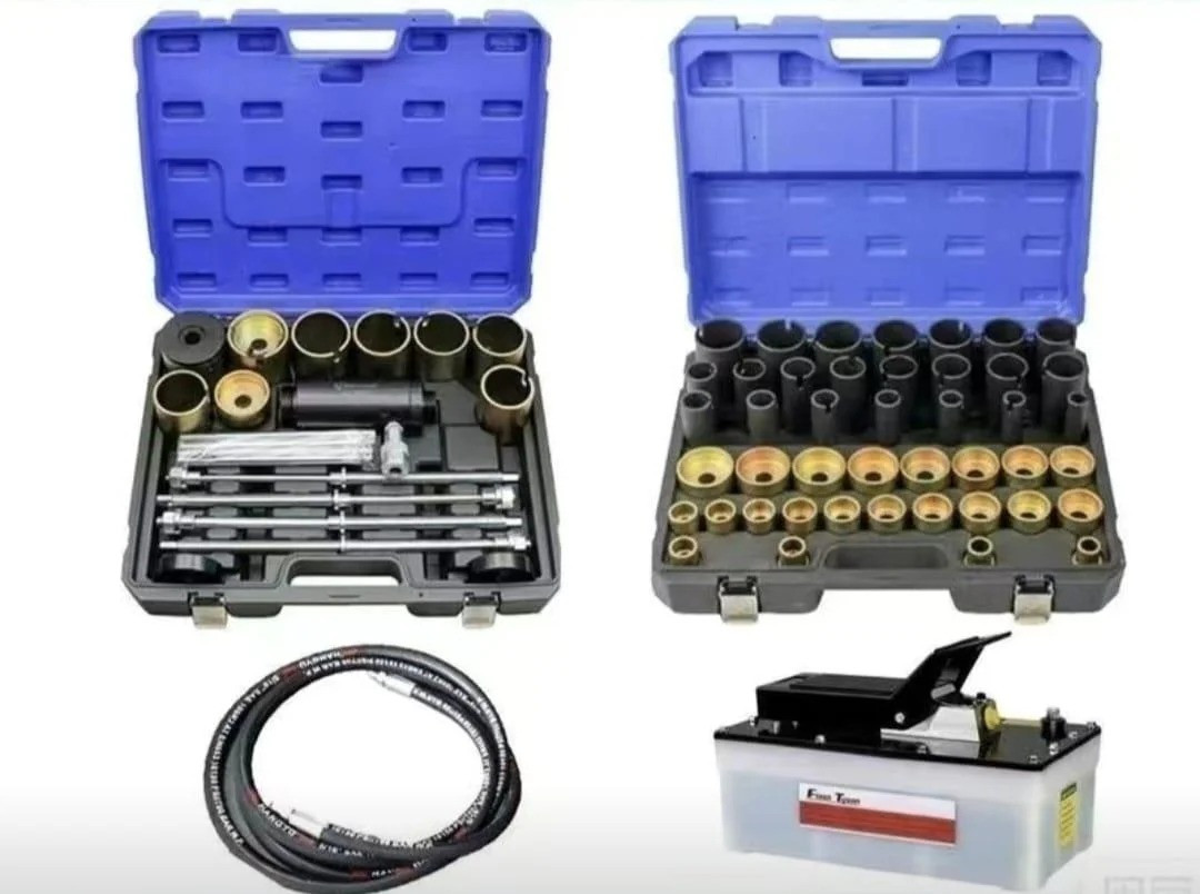 Выпрессовщик сайлентблоков втулок, подшипников пневмо К, фото 1