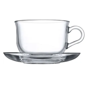 Набор чашка с блюдцем Pasabahce Tashkent, 290 мл, 6 пар (96806), фото 1