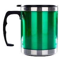 Термокружка, 450 мл, сохраняет тепло 2 ч, 11×12 см, зелёная