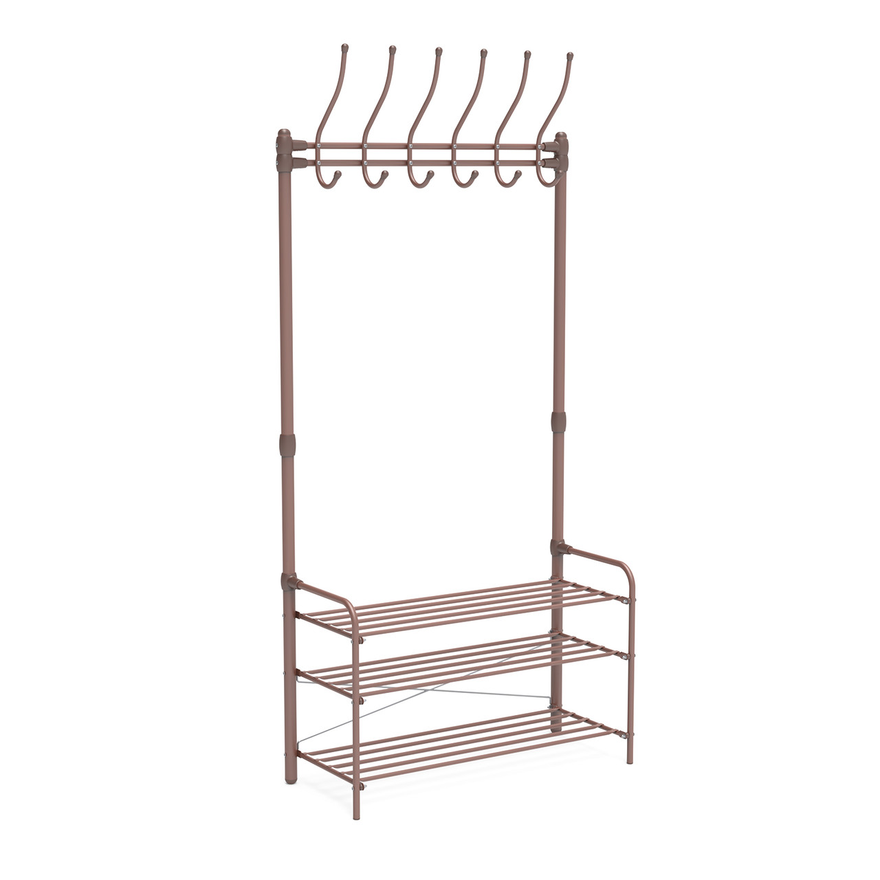 Вешалка напольная Ника ВПШ1/К коричневая, фото 1