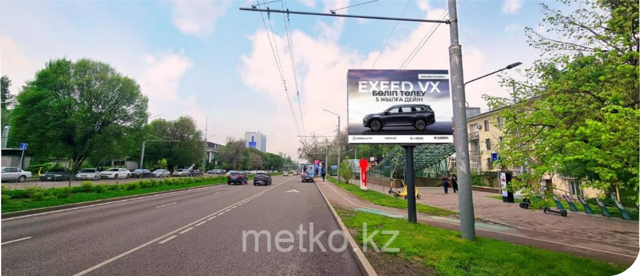 LED экран: АБАЯ - КУНАЕВА, СЕВЕРО-ЗАПАД