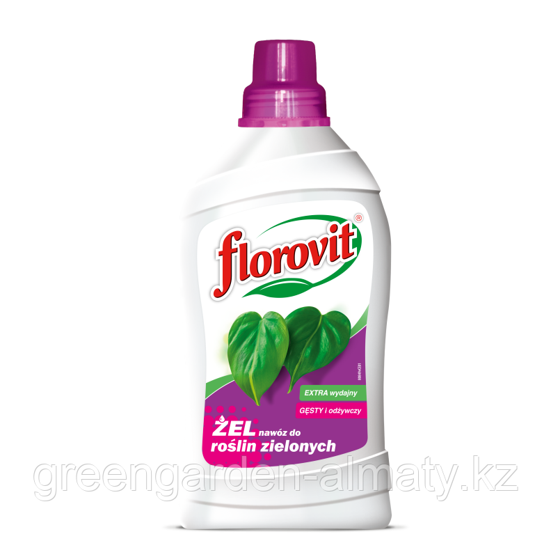 FLOROVIT Жидкое гель-удобрение для Лиственных растений, 1л, фото 1