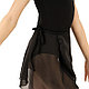 Юбка с запахом для гимнастики и танцев Grace Dance, р. 26-28, цвет чёрный - фото 2 - id-p123778403