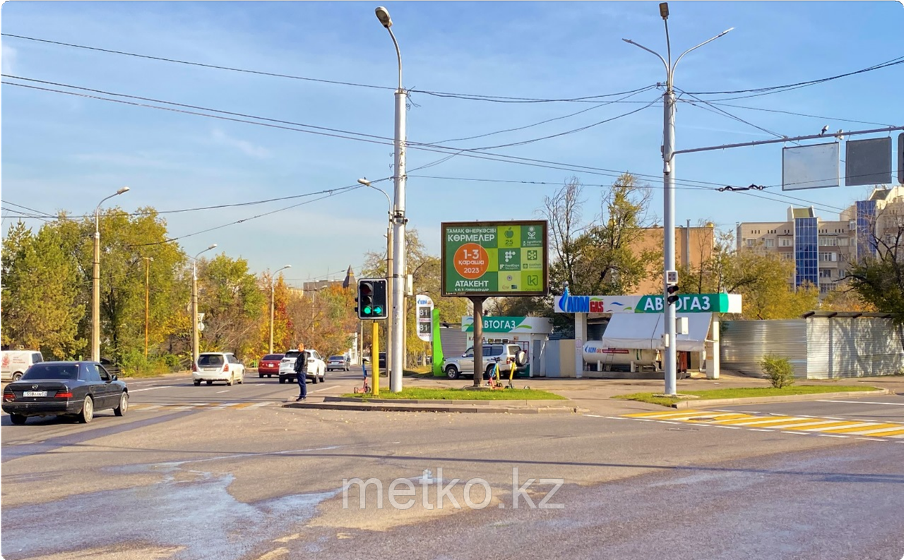 Ситиборд: Тимирязева - Жандосова, восток