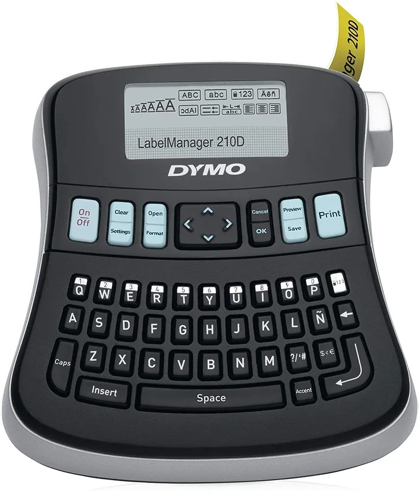 Принтер DYMO Label Manager 210D (S0815220) - 10131010/020721/0431660