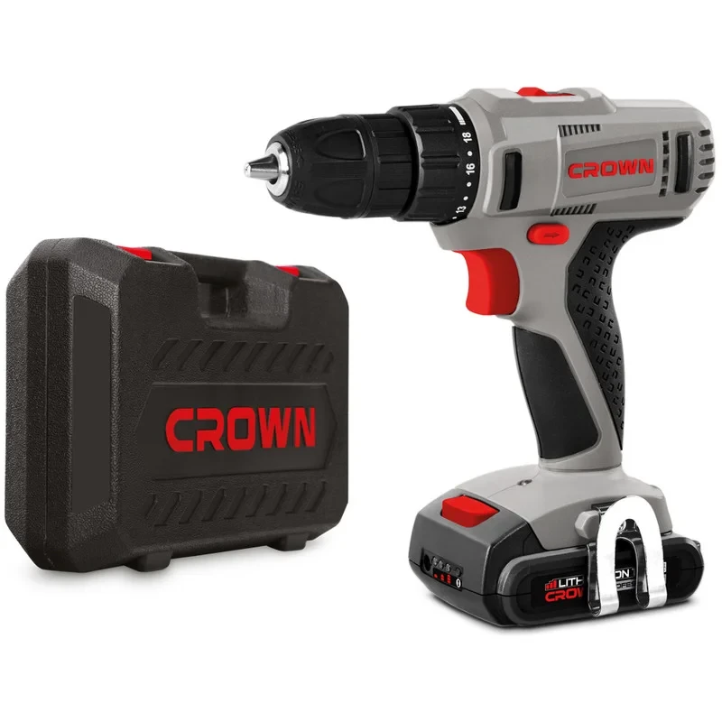 Аккумуляторный шуруповерт CROWN CT21055L-1.5 BMC CROWN