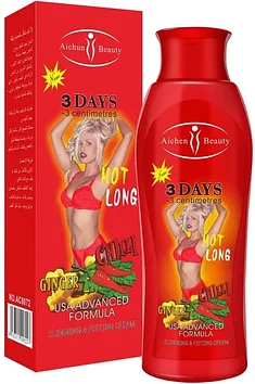 Крем для похудения 3 Days с перцем и имбирем 200 мл