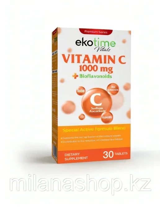 Ekotime Vitamin C 1000 mg ( Витамин C ) 30 капсул