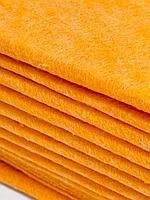 Салфетка вискозная 30*30 см, оранжевая (120 штук)