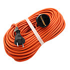 Удлинитель-шнур силовой 30 м, 6А, тип УХз6, ПВС, 1 розетка без заземления Сибртех