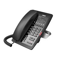 Fanvil H3 - IP-телефон гостиничный, 1-SIP, HD звук, 6 DSS клавиш, HD звук, 2*100 Base T, PoE (черный)