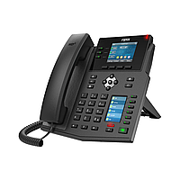 Fanvil X4U - IP-телефон, 12-SIP, HD звук, 2.8"+2.4" (6*5=30 DSS клавиш) цв. экраны, поддерджка EHS, 2*1000,