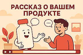 Анимационный ролик с персонажами.