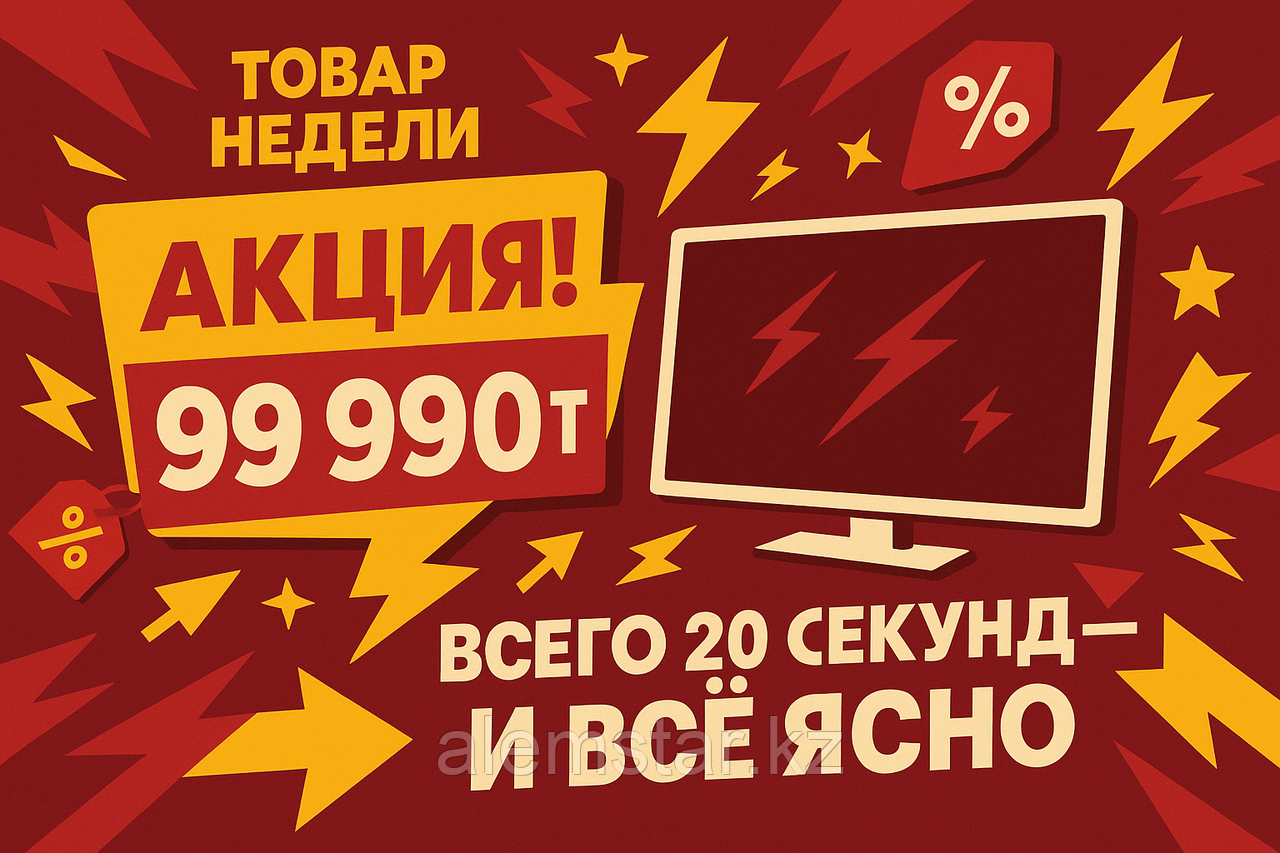 Динамичный ролик для акции или товара (20 секунд)