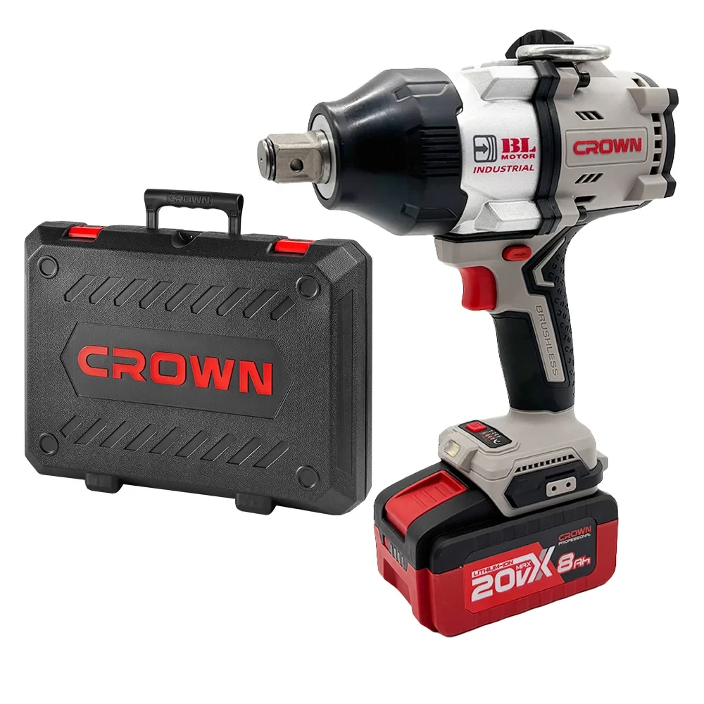 Аккумуляторный ударный гайковерт CROWN CT22056HX-8SC4 BMC CROWN
