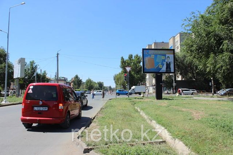 Билборд: пер. ул. Курмангазы - ул. Исханова А