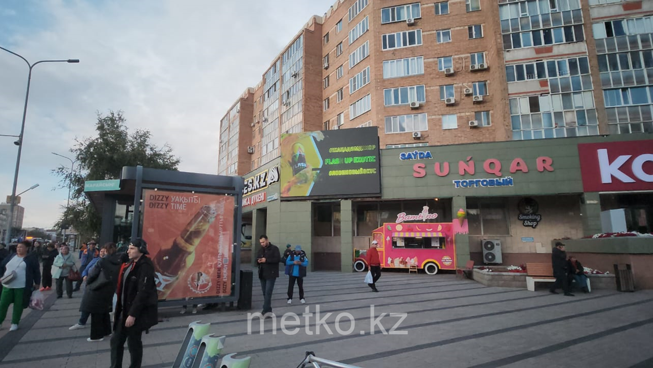 LED-экран: пр. Республики / Кенесары, правый берег, фото 1