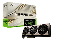 MSI Видеокарта MSI GeForce RTX 5070 Ti Inspire 3X OC 16G (RTX 5070 Ti 16G Inspire 3X OC)