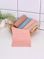 Салфетки для уборки Доляна «Бантик», 5 шт., микрофибра, 30×30 см