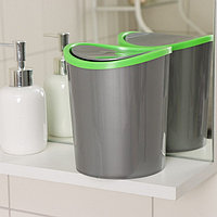 Контейнер для мусора, 1,6 л, настольный, МИКС