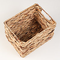 Корзина стеллажная "Золотистый колос", 25х19х17 см, песочный