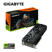 Gigabyte Видеокарта Gigabyte GeForce RTX 5070 Ti WindForce SFF 16G (GV-N507TWF3-16GD)