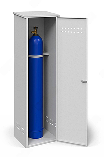 Шкаф металлический для газовых баллонов ШГБК-06 усиленный (1775х487х410)