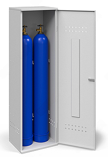 Шкаф металлический для газовых баллонов разборный ШГБР-02-0,8 мм