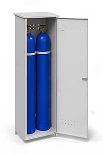 Шкаф металлический для газовых баллонов ШГБК-04 усиленный (1800х522х375)