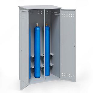 Шкаф металлический для 3-х газовых баллонов ШГБК-09 усиленный (1800х800х410)