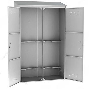 Шкаф для 3-х газовых баллонов ШГБК-012 усиленный (2400х1550х600)