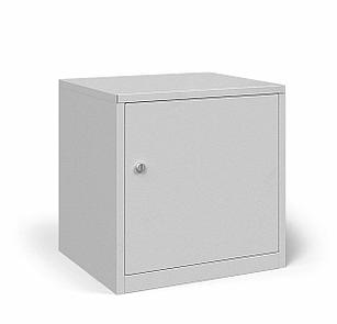 Металлический шкаф - ящик на 4 противогаза ХПГ-4В, общая дверца (450х450х400)