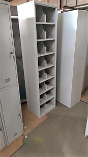 Шкаф для противогазов на 12 ячеек ХПГ-12, без двери (1800х300х400)