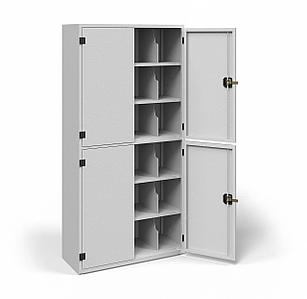 Шкаф для противогазов 24 ячейки ХПГ-24, 4 дверцы (1704х850х350)